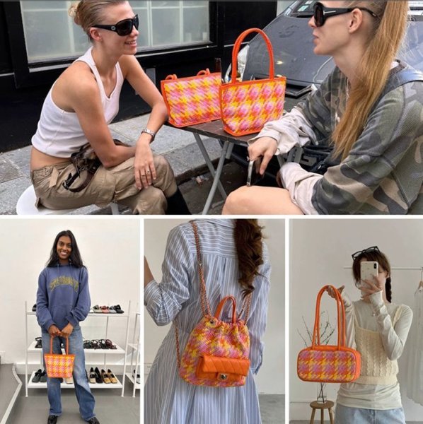 画像9: Mesh leather braided 3 types tote shoulder backpack　 メッシュレザー編み込み3種類トートショルダーバックパック (9)