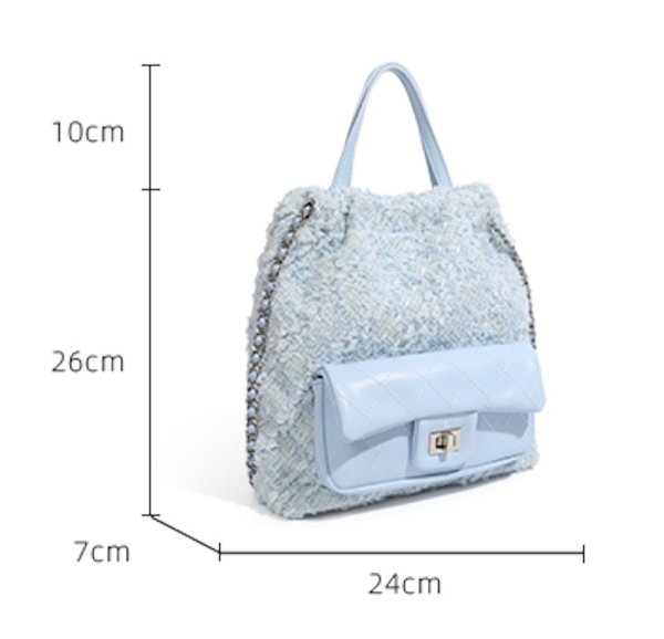 画像6: Rhombus quilted chain backpack tote shoulder bag　 キルティングバックパックリュックトートショルダーバッグ (6)