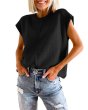 画像2: Women's Round neck knit sweater t-shirt 　ラウンドネックニットセーター t シャツプルオーバー (2)