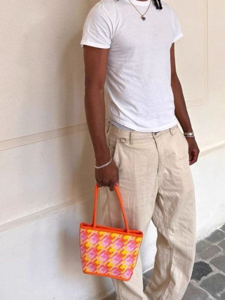 画像7: Mesh leather braided 3 types tote shoulder backpack　 メッシュレザー編み込み3種類トートショルダーバックパック (7)