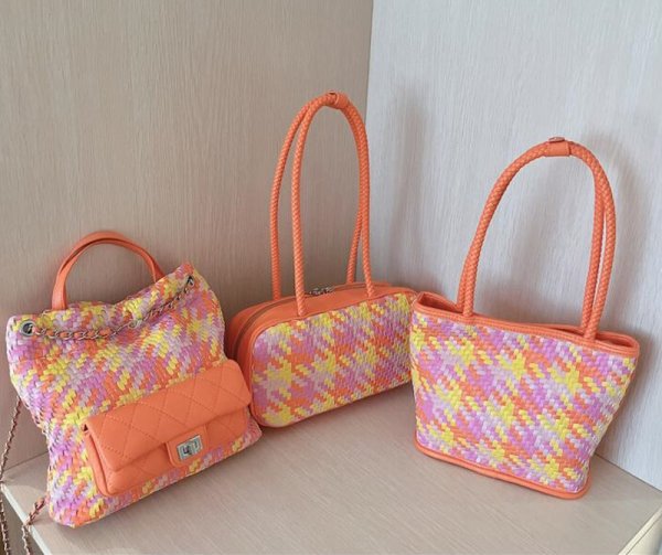 画像4: Mesh leather braided 3 types tote shoulder backpack　 メッシュレザー編み込み3種類トートショルダーバックパック (4)