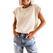 画像1: Women's Round neck knit sweater t-shirt 　ラウンドネックニットセーター t シャツプルオーバー (1)