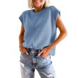 画像4: Women's Round neck knit sweater t-shirt 　ラウンドネックニットセーター t シャツプルオーバー (4)