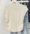 画像13: Women's Satin ribbon French sleeve knit sweater t-shirt 　サテンリボンフレンチスリーブニットセーター t シャツプルオーバー (13)