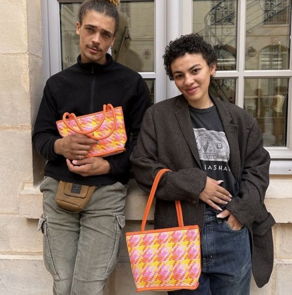 画像6: Mesh leather braided 3 types tote shoulder backpack　 メッシュレザー編み込み3種類トートショルダーバックパック (6)