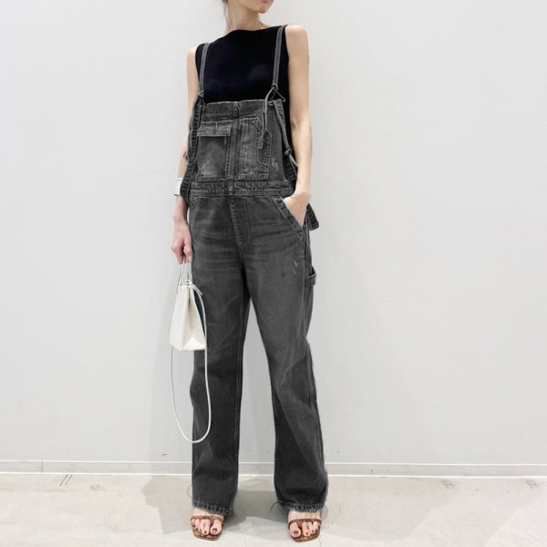 画像2: Women's Denim overalls　デニムインディゴオーバーオール　サロペット (2)