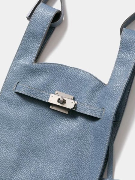 画像11: Soft Leather One Shoulder Crossbody Bag Tote Shoulder Bag 　ソフトレザーワンショルダークロスボディバッグトートショルダーバッグ (11)