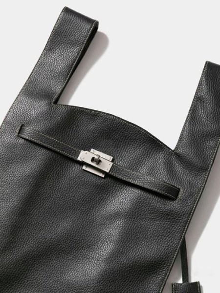 画像10: Soft Leather One Shoulder Crossbody Bag Tote Shoulder Bag 　ソフトレザーワンショルダークロスボディバッグトートショルダーバッグ (10)