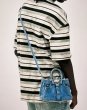 画像4: Denim remake style tote shoulder crossbody bag 　デニムリメイクスタイルトートショルダークロスボディかばん (4)