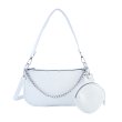 画像2: Leather Tote Shoulder Crossbody　小バッグ付きレザークロスボディバッグトートショルダーバッグ (2)