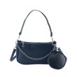 画像1: Leather Tote Shoulder Crossbody　小バッグ付きレザークロスボディバッグトートショルダーバッグ (1)