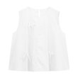 画像6: Women's 3D ribbon sleeveless blouse and flared skirt set up suit  立体リボンノースリーブブラウス＆フレアースカート セットアップ (6)