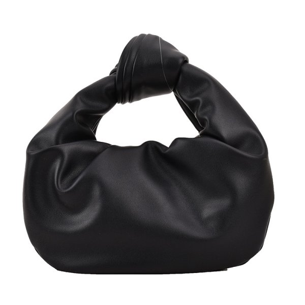 画像3: Leather one-handle croissant half-moon tote bag　レザーワンハンドルクロワッサン半月トートバッグ (3)