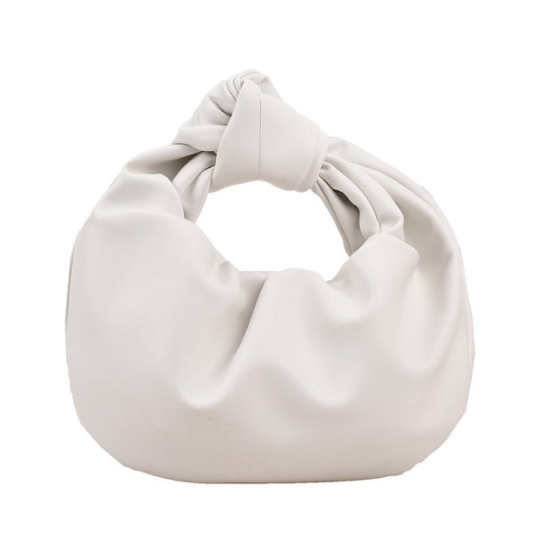 画像1: Leather one-handle croissant half-moon tote bag　レザーワンハンドルクロワッサン半月トートバッグ (1)