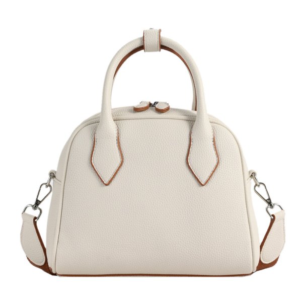 画像3: Leather simple small square tote shoulder crossbody bag　レザーシンプルスモールスクエアボストントートショルダークロスボディーバッグバッグ (3)