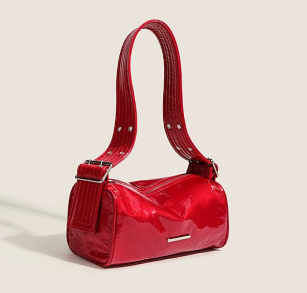 画像6: Leather Pillow Tote Underarm Tote Shoulder Bag　　レザーピロートートアンダーアームトートショルダバッグ (6)