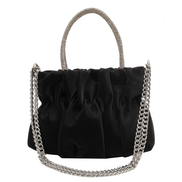 画像3: Gathered leather tote shoulder bag　ギャザーレザートートショルダーバッグ (3)