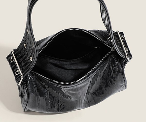 画像5: Leather Pillow Tote Underarm Tote Shoulder Bag　　レザーピロートートアンダーアームトートショルダバッグ (5)