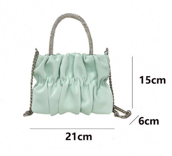 画像9: Gathered leather tote shoulder bag　ギャザーレザートートショルダーバッグ (9)