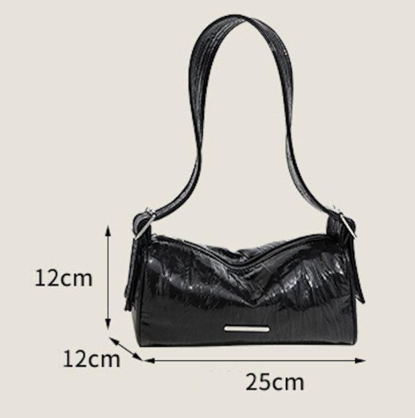 画像8: Leather Pillow Tote Underarm Tote Shoulder Bag　　レザーピロートートアンダーアームトートショルダバッグ (8)