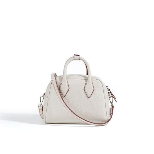 画像6: Leather simple small square tote shoulder crossbody bag　レザーシンプルスモールスクエアボストントートショルダークロスボディーバッグバッグ (6)