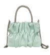 画像1: Gathered leather tote shoulder bag　ギャザーレザートートショルダーバッグ (1)