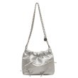 画像1: Leather 3D Ribbon Quilted Bag Chain Tote Shoulder Bag　　レザーリボン付きキルティングバックチェーントートショルダーバッグ (1)