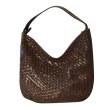 画像1: Mesh woven leather large shoulder tote bag　メッシュ編み込みレザーラージショルダートートバッグ (1)
