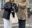 画像10: Mesh woven leather large shoulder tote bag　メッシュ編み込みレザーラージショルダートートバッグ (10)