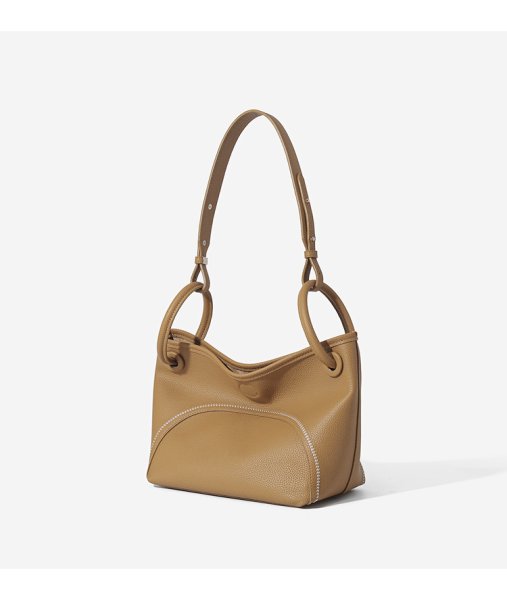 画像5: Soft Leather Portable Tote Shoulder Crossbody Bag　ソフトレザーポータブルステッチトートショルダークロスボディーバッグ (5)