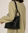画像11: Soft Leather Portable Tote Shoulder Crossbody Bag　ソフトレザーポータブルステッチトートショルダークロスボディーバッグ (11)