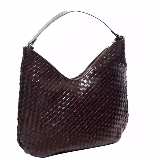 画像14: Mesh woven leather large shoulder tote bag　メッシュ編み込みレザーラージショルダートートバッグ (14)