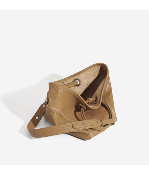 画像9: Soft Leather Portable Tote Shoulder Crossbody Bag　ソフトレザーポータブルステッチトートショルダークロスボディーバッグ (9)