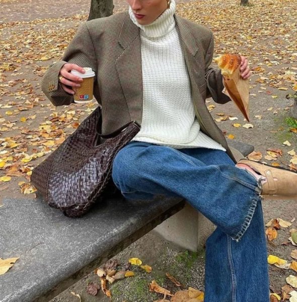 画像6: Mesh woven leather large shoulder tote bag　メッシュ編み込みレザーラージショルダートートバッグ (6)