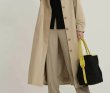 画像1: Canvas and leather contrast color large capacity shoulder tote bag　キャンバス＆レザーコントラストカラーラージショルダートートバッグ (1)