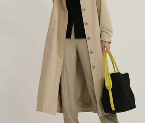 画像1: Canvas and leather contrast color large capacity shoulder tote bag　キャンバス＆レザーコントラストカラーラージショルダートートバッグ (1)