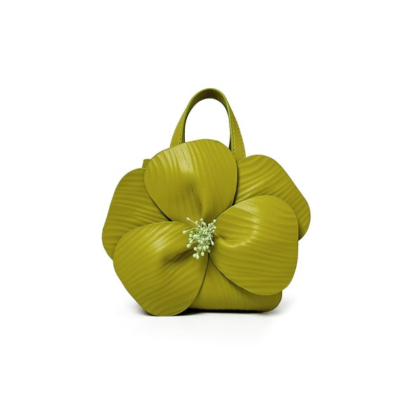 画像12: French Petal Flower Tote Shoulder Crossbody Chain Bag crossbody bag　レザーフレンチペタルフラワートートショルダークロスボディチェーンバッグ (12)