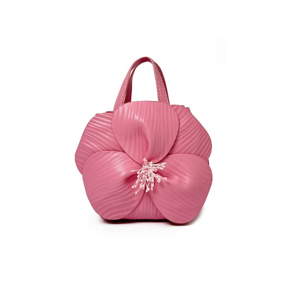 画像8: French Petal Flower Tote Shoulder Crossbody Chain Bag crossbody bag　レザーフレンチペタルフラワートートショルダークロスボディチェーンバッグ (8)
