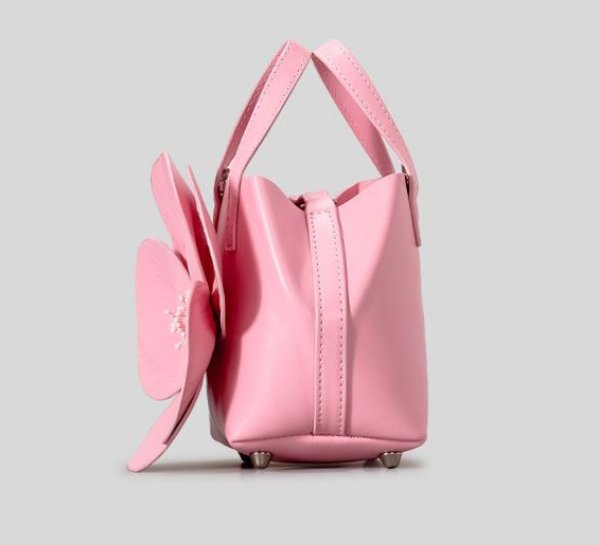 画像15: French Petal Flower Tote Shoulder Crossbody Chain Bag crossbody bag　レザーフレンチペタルフラワートートショルダークロスボディチェーンバッグ (15)