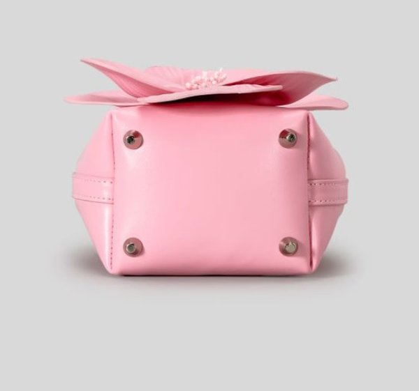 画像17: French Petal Flower Tote Shoulder Crossbody Chain Bag crossbody bag　レザーフレンチペタルフラワートートショルダークロスボディチェーンバッグ (17)