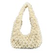 画像1: Irregular Pearl Underarm Tote Shoulder Bag　イレギュラーパール付きアンダーアームトートショルダーバッグ (1)