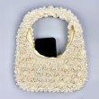 画像7: Irregular Pearl Underarm Tote Shoulder Bag　イレギュラーパール付きアンダーアームトートショルダーバッグ (7)
