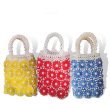 画像4: Flower Handmade Beaded Bag Handbag Tote Bag　パールフラワーハンドメイドトートショルダーバッグ (4)