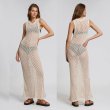 画像3: Women's Lace swimwear cover-up rash guard　レース編み水着カバーアップ ラッシュガードロング丈 (3)