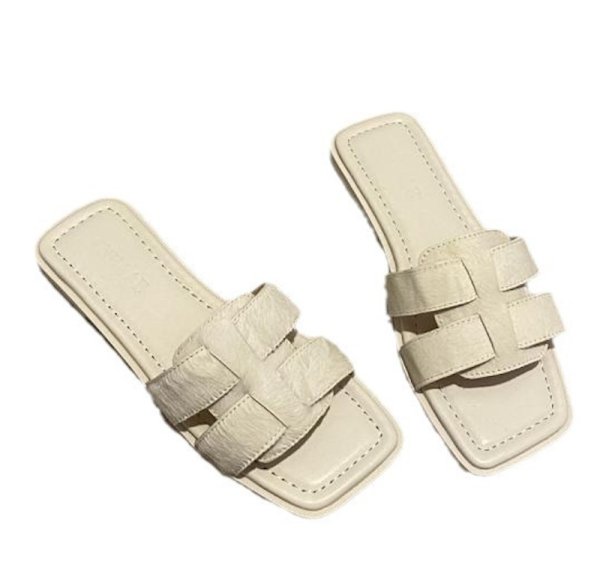 画像2: Women's Fairy Style Flat Sandal Slippers 　ユニセックスフェアリーフラットサンダルスリッパ  (2)