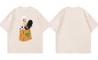 画像5: Dog Shopping Bag Print round neck T-shirt　ドッグショッピングバッグプリントラウンドネックTシャツ (5)