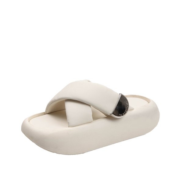 画像2: Women's Soft Sole Little People Platform Sandal Slippers   Flip Flops　ユニセックスリトルピープルプラットフォーム厚底サンダルスリッパ  (2)