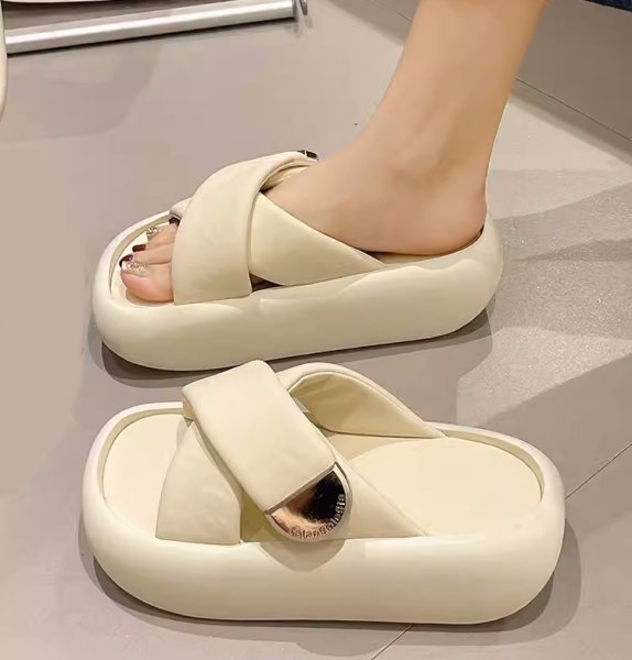 画像8: Women's Soft Sole Little People Platform Sandal Slippers   Flip Flops　ユニセックスリトルピープルプラットフォーム厚底サンダルスリッパ  (8)