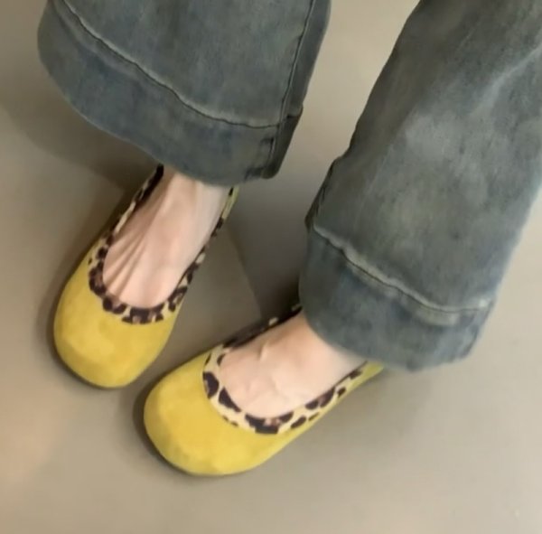 画像11: Shallow-mouth flat sole round-toe ballet shoes フラットラウンドトゥバレエシューズパンプスペタンコラクチンシューズ (11)