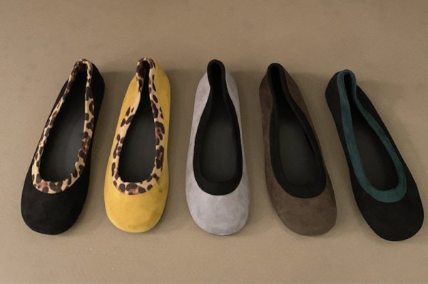 画像2: Shallow-mouth flat sole round-toe ballet shoes フラットラウンドトゥバレエシューズパンプスペタンコラクチンシューズ (2)